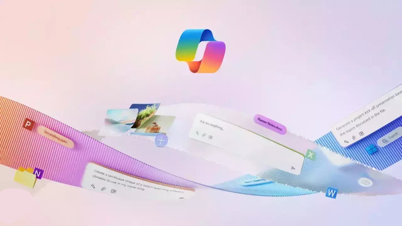 Copilot در لانچر مایکروسافت