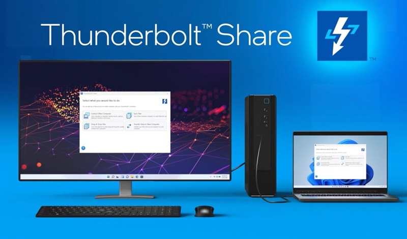 قابلیت Thunderbolt Share اینتل