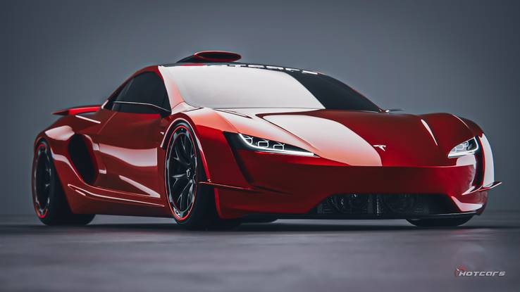 ماشین الکتریکی تسلا Roadster 2