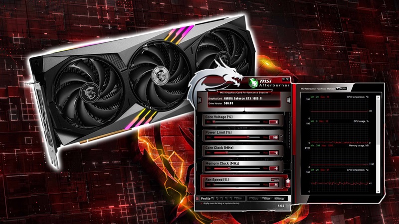 کنترل فن های مستقل MSI Afterburner