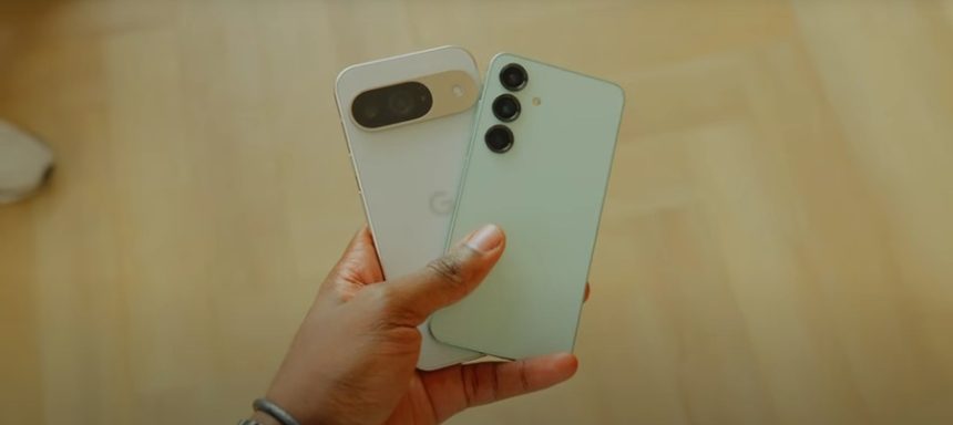 مقایسه گلکسی S25 و پیکسل 9