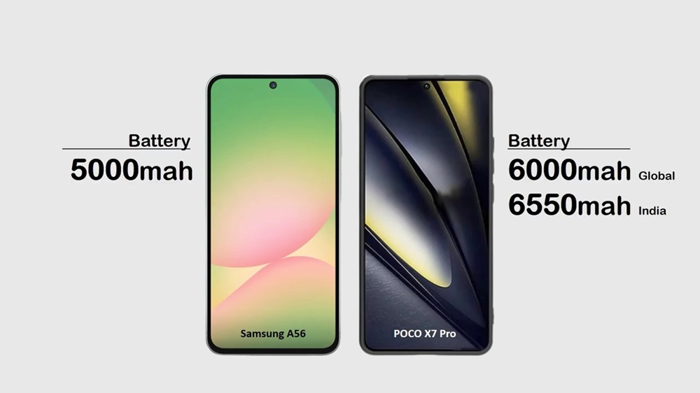 مقایسه پوکو X7 پرو و گلکسی A56