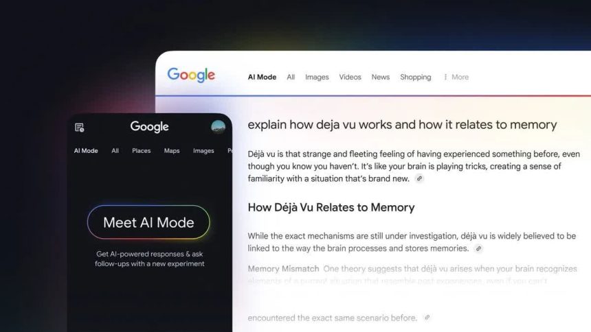 قابلیت Ai Mode گوگل