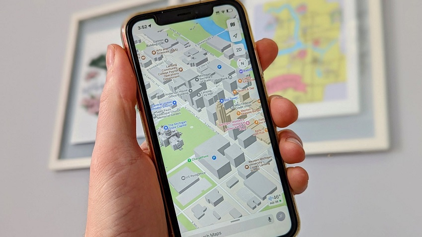 دسترسی اپل مپس بر روی اندروید