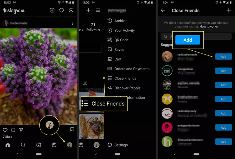قابلیت Close Friends در اینستاگرام