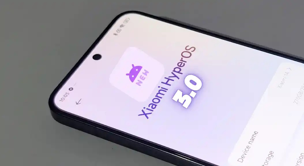 رابط کاربری HyperOS 3 شیائومی