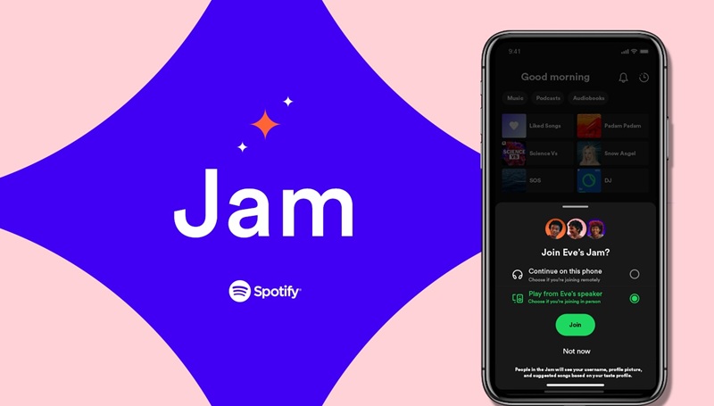 قابلیت Jam اسپاتیفای