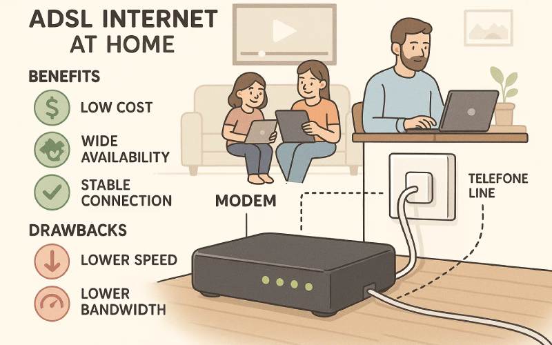 معرفی اینترنت ADSL و مزایای آن